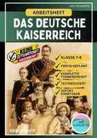Vorschau - Stundenentwürfe - Das Deutsche Kaiserreich - Komplette Themeneinheit - Arbeitsheft - Deckblatt