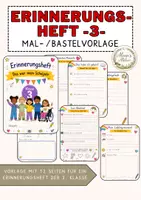 Vorschau - Arbeitsblätter - Das war meine 3. Klasse - Erinnerungsheft -3- - Seite 1