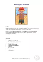 Vorschau - Mal- und Bastelvorlagen - Kunst Herbst, Vogelscheuche malen, Grundschule - Seite 3