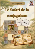 Aperçu - Apprentissages en autonomie - Le Safari de la conjugaison - Page de couverture
