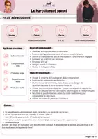 Aperçu - Préparation de séquence / Séquence complète - Fiche pédagogique : Le harcèlement sexuel - Page 2