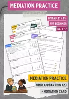 Vorschau - Unterrichtsreihen - Mediation Practice / Sprachmittlung Englisch (Kl. 5 - 7) - Einsteiger - Deckblatt