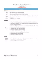 Vorschau - Klassenarbeiten - Bericht Jgst. 5-7 (Klassenarbeit Lösung) - Seite 1