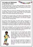 Vorschau - Arbeitsblätter - DEUTSCH - Lesetext/ Leseverstehen: Wie bereiten sich Spieler auf die WM vor? Text mit Aufgaben (differenziert) - Seite 3