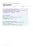 Vorschau - Arbeitsblätter - Binomialverteilung Prüfungsaufgaben mit Lösungen Mathematik 6 Klasse AHS - Seite 1