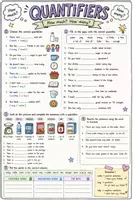 Vorschau - Arbeitsblätter - Quantifiers Merkblatt und Übungsblatt - Seite 3