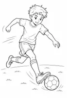 Vorschau - Mal- und Bastelvorlagen - Ausmalbilder zur Fußball-WM - Seite 2