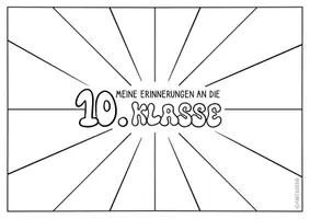 Vorschau - Mal- und Bastelvorlagen - Rückblick auf die 10. Klasse - Reflexion zum Schuljahresende & Sommerferien - Seite 2