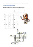 Vista previa - Hojas de trabajo - Matemáticas - Cálculo, lógica y retos 5º de primaria - Misión matemática espacial - página 3