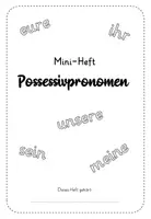 Vorschau - Arbeitsblätter - Mini-Heft Possessivpronomen (für DaZ geeignet) - Seite 1