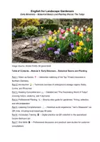 Vorschau - Unterrichtsreihen - Englisch für Gärtner: Early Bloomers and Tulipmania - Deckblatt