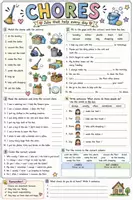 Vorschau - Arbeitsblätter - Chores Merkblatt und Übungsblätter - Seite 2