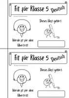 Vorschau - Arbeitsblätter - Fit für Klasse 5 Deutsch - Seite 1