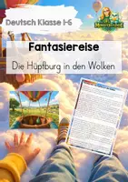 Vorschau - Bildkarten - Fantasiereise: Die Hüpfburg in den Wolken - Deckblatt