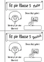 Vorschau - Arbeitsblätter - Fit für Klasse 5 Mathe - Seite 1