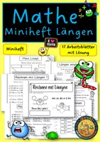 Vorschau - Arbeitsblätter - Längen Miniheft - Deckblatt