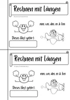 Vorschau - Arbeitsblätter - Längen Miniheft - Seite 1