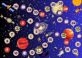 Aperçu - Jeux - Le FLE dans l'espace - Page 1