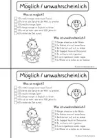 Vorschau - Arbeitsblätter - Wahrscheinlichkeit - Seite 3