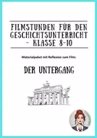 Vorschau - Arbeitsblätter - Filme für den Geschichtsunterricht - Der Untergang - Deckblatt
