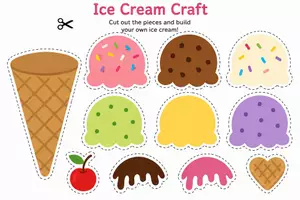 Попередній перегляд - Ice-cream day: activity set (2 fun and educational activities) - Сторінка 2