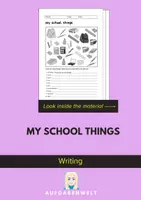 Vorschau - Arbeitsblätter - My School Things: Vocabulary (English) - Deckblatt