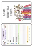 anteprima - Altro tipo di materiale - LA MIA BIBLIOTECA-scheda recensione libro - Pagina di copertina