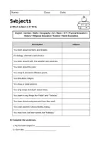 Vorschau - Arbeitsblätter - Subjects: Vocabulary (English) - Seite 1