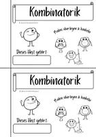 Vorschau - Arbeitsblätter - Kombinatorik Miniheft - Seite 1