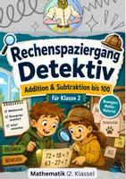 Vorschau - Arbeitsblätter - Rechenspaziergang Klasse 2 - Deckblatt