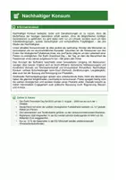 Vorschau - Arbeitsblätter - Nachhaltiger Konsum 🛒 Ressourcen & Konsumverhalten - Seite 1