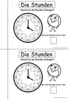 Vorschau - Arbeitsblätter - Uhrzeiten Miniheft - Seite 3