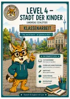 Vorschau - Klassenarbeiten - Integrative Klassenarbeit Level 4 Stadt der Kinder - Deckblatt