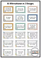 Vorschau - Präsentationen/Tafelbilder - Affirmationskarten Prüfung | Prüfungsmotivation | Boho Regenbogen - Seite 1
