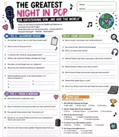 Vorschau - Arbeitsblätter - The Greatest Night in Pop – Arbeitsblatt zur Doku - Deckblatt