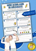 Vorschau - Arbeitsblätter - Mein Schuljahr im Rückblick | Reflexionsbogen zum Schuljahresende | Klassenstufe 4,5,6,7 - Deckblatt