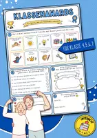 Vorschau - Arbeitsblätter - Klassenawards | Wertschätzender Reflexionsbogen zum Schuljahresende | Klassenstufe 4,5,6,7 - Deckblatt