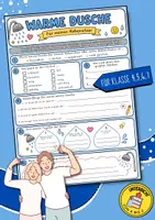 Vorschau - Arbeitsblätter - Warme Dusche für meinen Nebensitzer | Wertschätzender Reflexionsbogen | Klassenstufe 4,5,6,7 - Deckblatt