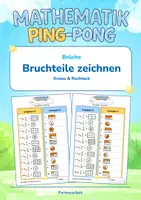 Vorschau - Arbeitsblätter - Brüche | Bruchteile zeichnen in Kreis- und Rechtecksmodellen - Deckblatt