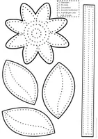 Vorschau - Mal- und Bastelvorlagen - Sonnenblumen prickeln - Kunstunterricht, Fensterdekoration, Sommer & Herbst, Feinmotorik fördern - Seite 2
