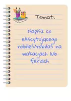 zapowiedź - E8 writing Ekscytujące aktywności - strona 1