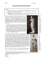 Vorschau - Unterrichtsreihen - Hellenismus Arbeitsblätter griechische Plastik in der Antike - Seite 2
