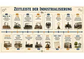 Vorschau - Poster - Industrialisierung: Zeitstrahl + Arbeitsblatt (Übersicht) - Seite 3