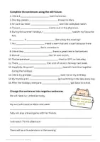 Vorschau - Arbeitsblätter - Revision - The Weather & Will-Future (passend zu MORE! 2 Unit 13) - Seite 3
