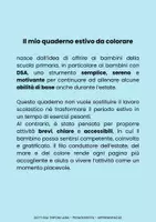 anteprima - Altro tipo di materiale - Il mio quaderno estivo da colorare - Pagina 1