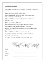 Vorschau - Arbeitsblätter - Logical / Lesetraining / Leseübung Bushaltestelle - Seite 1