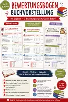 Vorschau - Präsentationen/Tafelbilder - Buchvorstellung & Lapbook bewerten – 3 Bewertungsbögen - Deckblatt