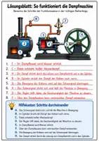 Vorschau - Arbeitsblätter - Industrialisierung: Die Dampfmaschine einfach erklärt – Aufbau, Funktion & Lösung - Seite 3