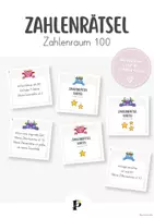 Vorschau - Aufgabenkarten - Zahlenrätsel - Zahlenraum 100 (MiniKartei) - Deckblatt