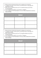 Vorschau - Aufgabenkarten - Vocabulary Bingo Challenge Englisch | Wortschatz aktiv anwenden | Oberstufe & Mittelstufe - Seite 2